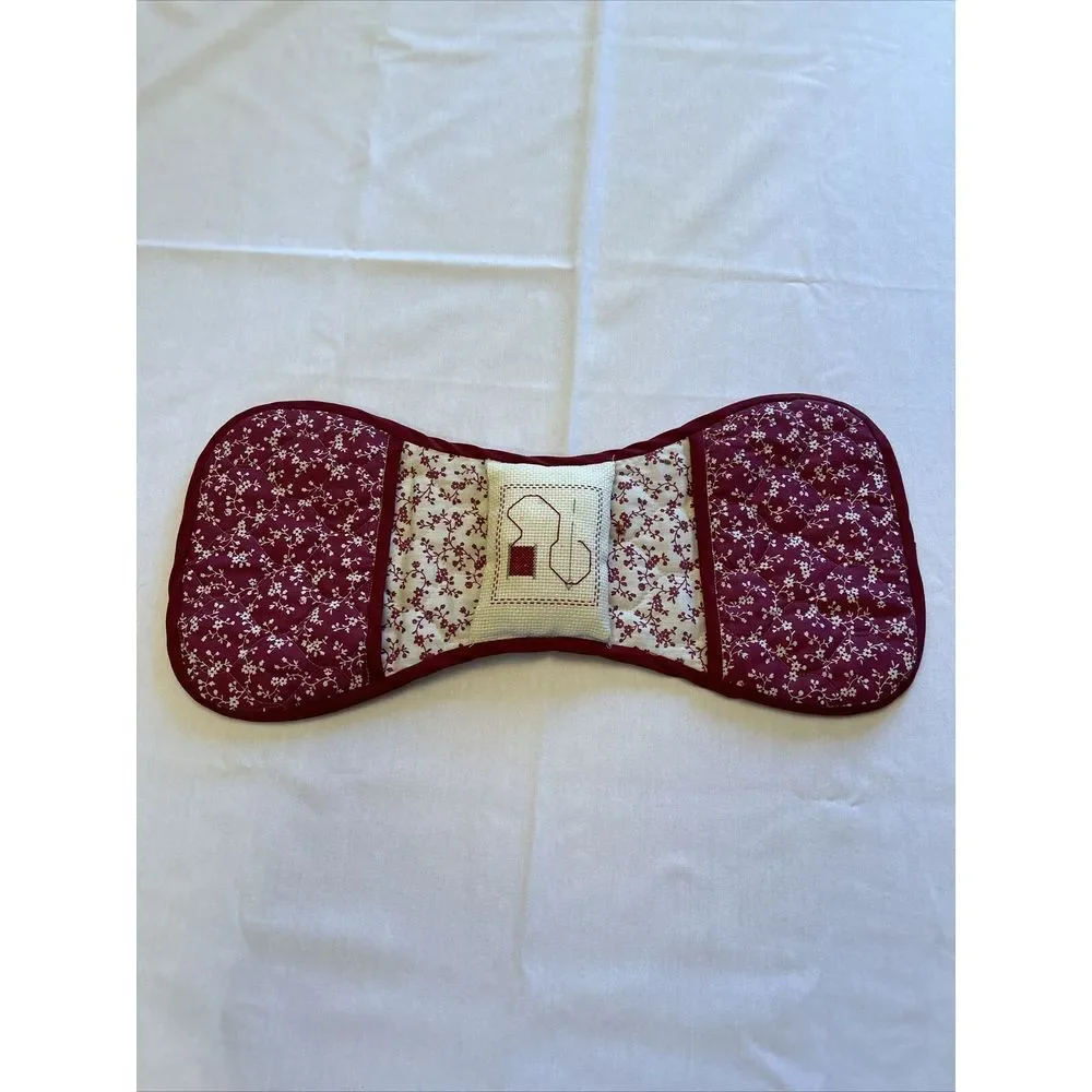 Vintage‎ Handmade Sewing Armrest Organizer W/ Pin Cushion Pockets